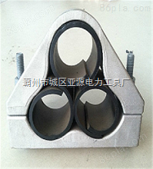 专业生产铝合金JGP型号高压电缆固定金具