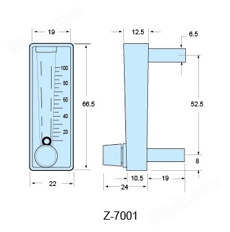 Z-7001、Z-7002、Z-7003面板式流量计