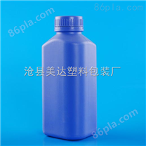 蓝色高阻隔瓶，农药瓶、杀虫剂除草剂瓶、化工瓶300、500ml可定制